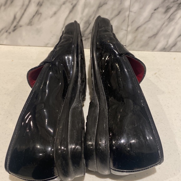 Salvatore Ferragamo Black Patent Leather Flats 6.5 - Picture 7 of 9